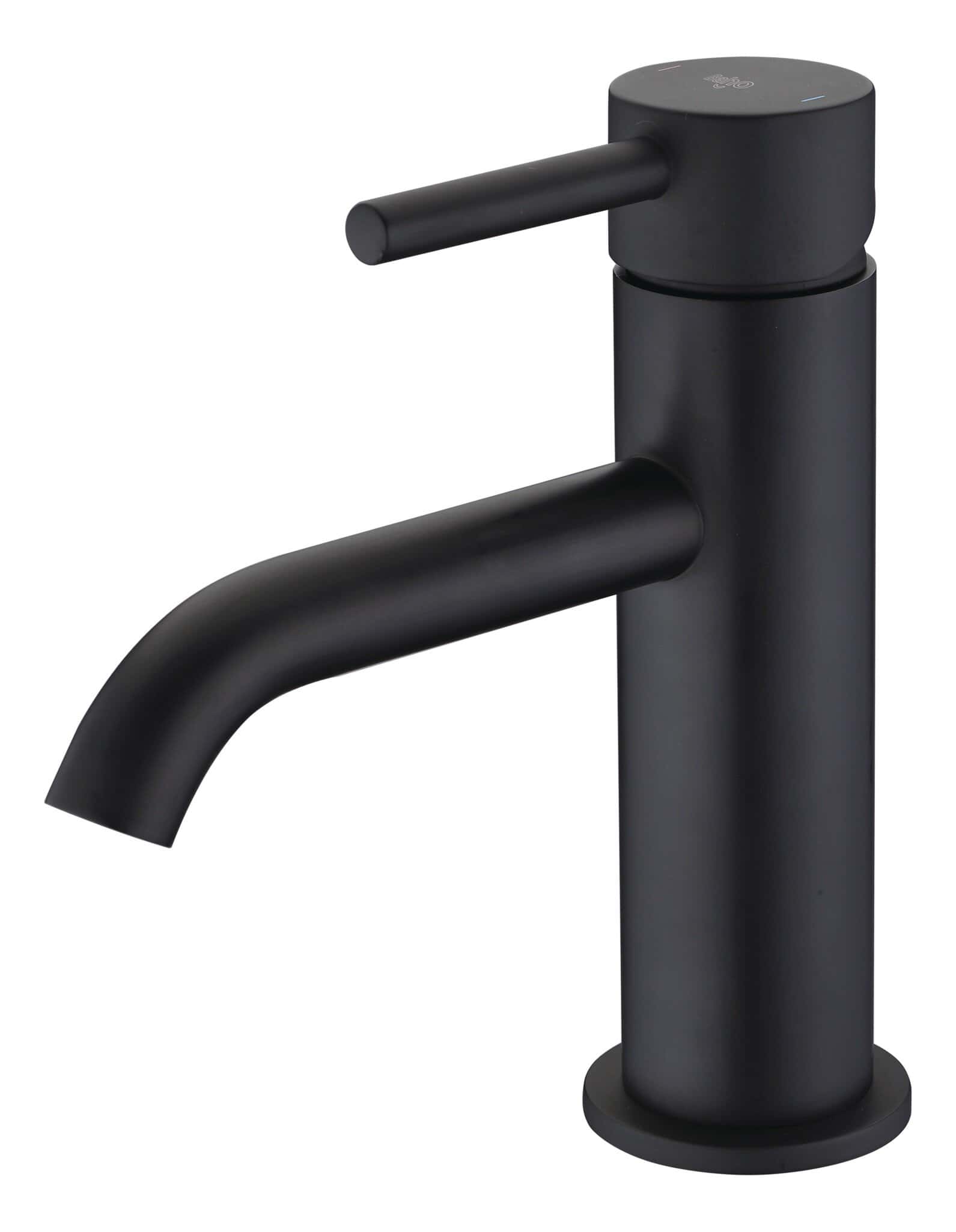 Grifo de lavabo Baho RONDO negro 17,7 cm