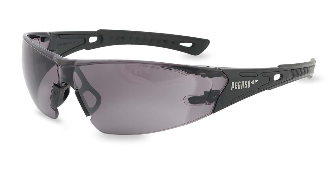 Gafas de seguridad y protección Pegaso BLACK and WHITE SOLAR antirralladas