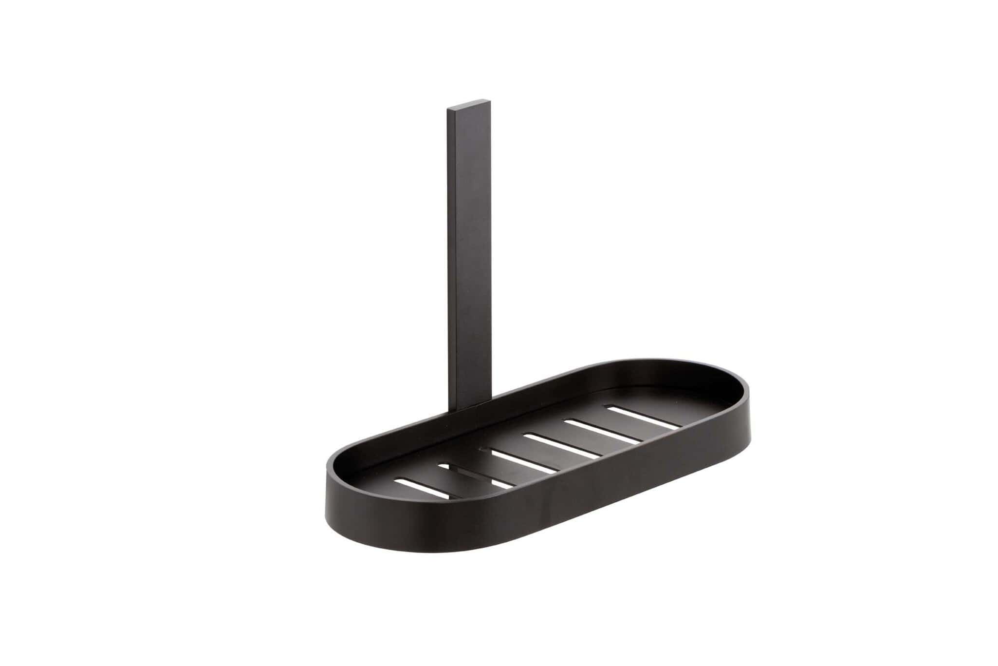 Jabonera LOOPS de ducha negro mate