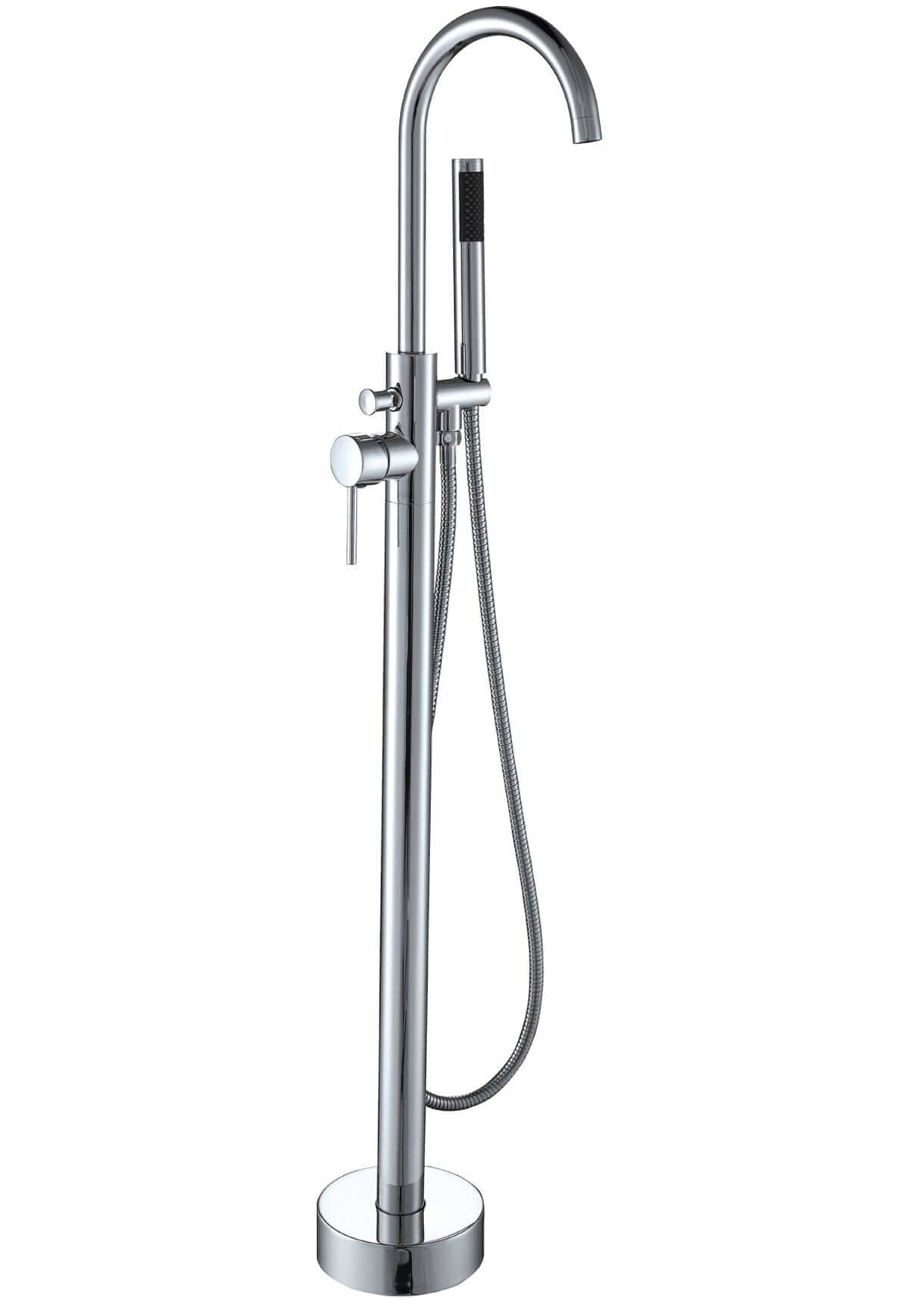 Grifo de bañera Baho Rondo Exenta cromo